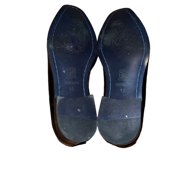 Giovanni Black Leather Shoes Size 11 - Picture 5 of 6